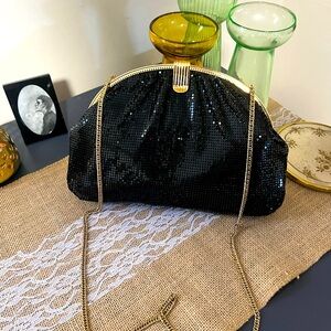 Whiting and Davis evening purse | vintage shoulder mesh bag